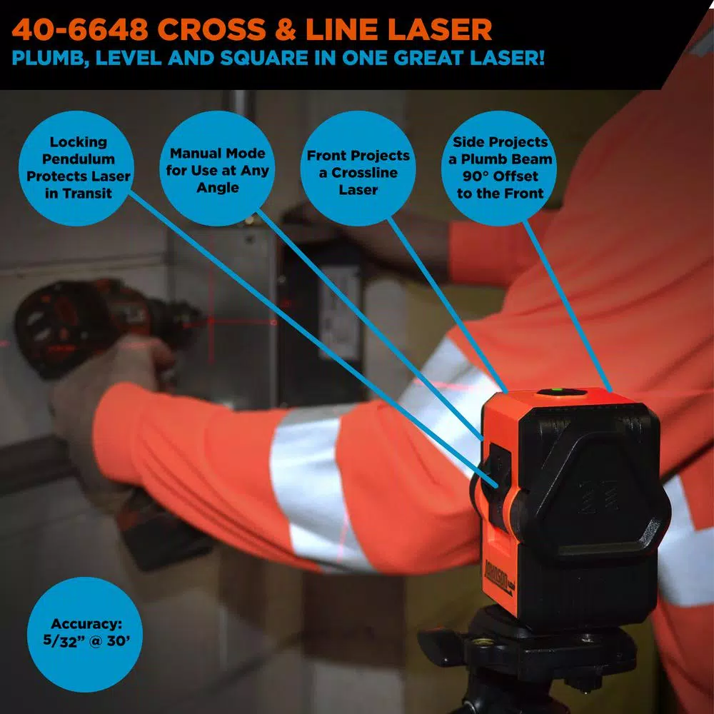 Flash Sale π Johnson Self-Leveling Cross And Line Laser Level π― 3 Flash Sale π Johnson Self-Leveling Cross And Line Laser Level π― - Image 3
