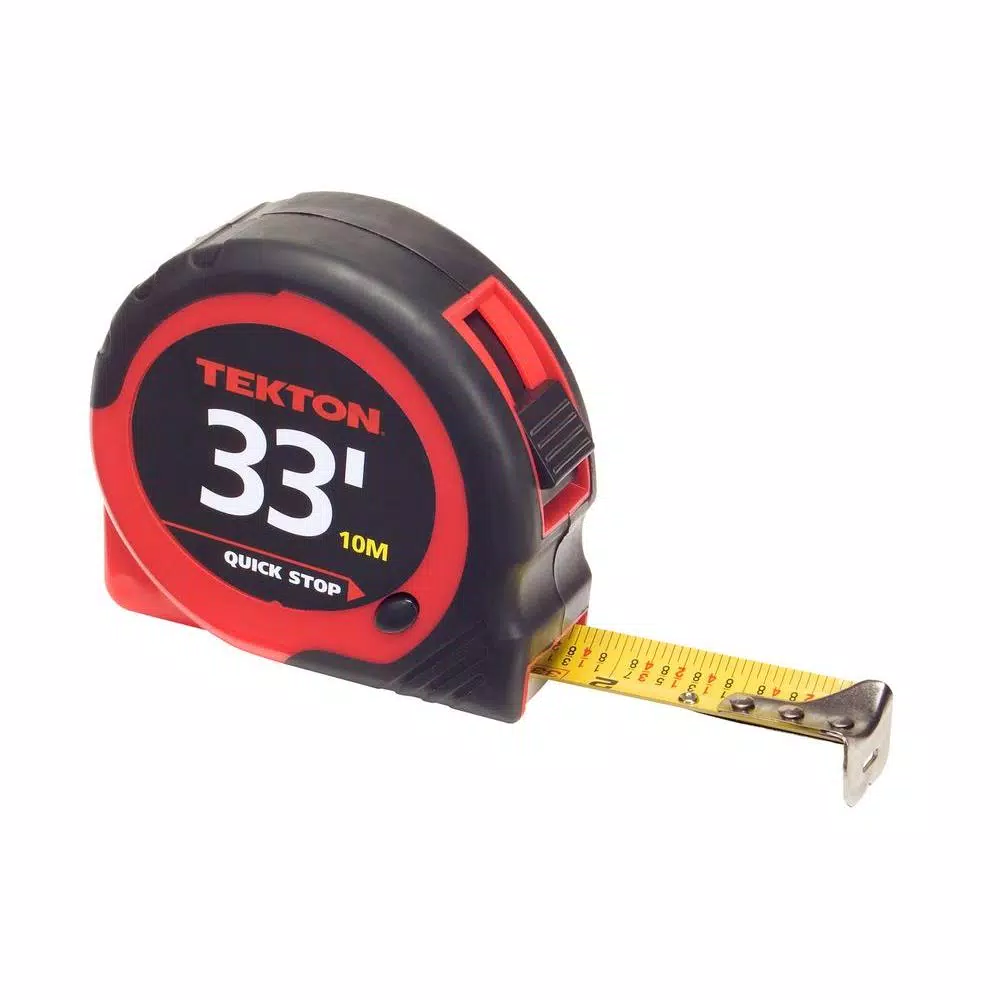 Deals 👍 TEKTON 33 Ft. X 1 In. Tape Measure ✔️