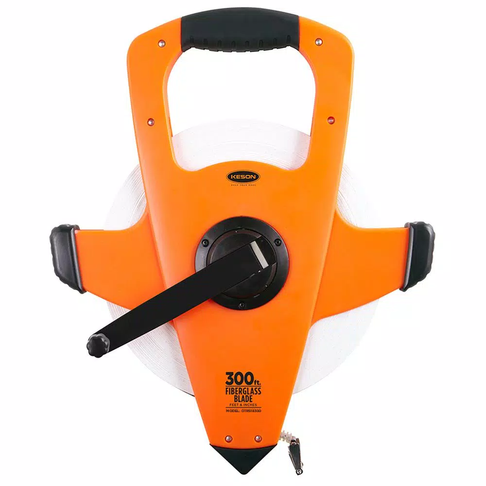 Brand new 👏 Keson 300 Ft. Fiberglass Open Reel Tape Measure, 3×1 Rewind, ABS Housing, SAE ❤️