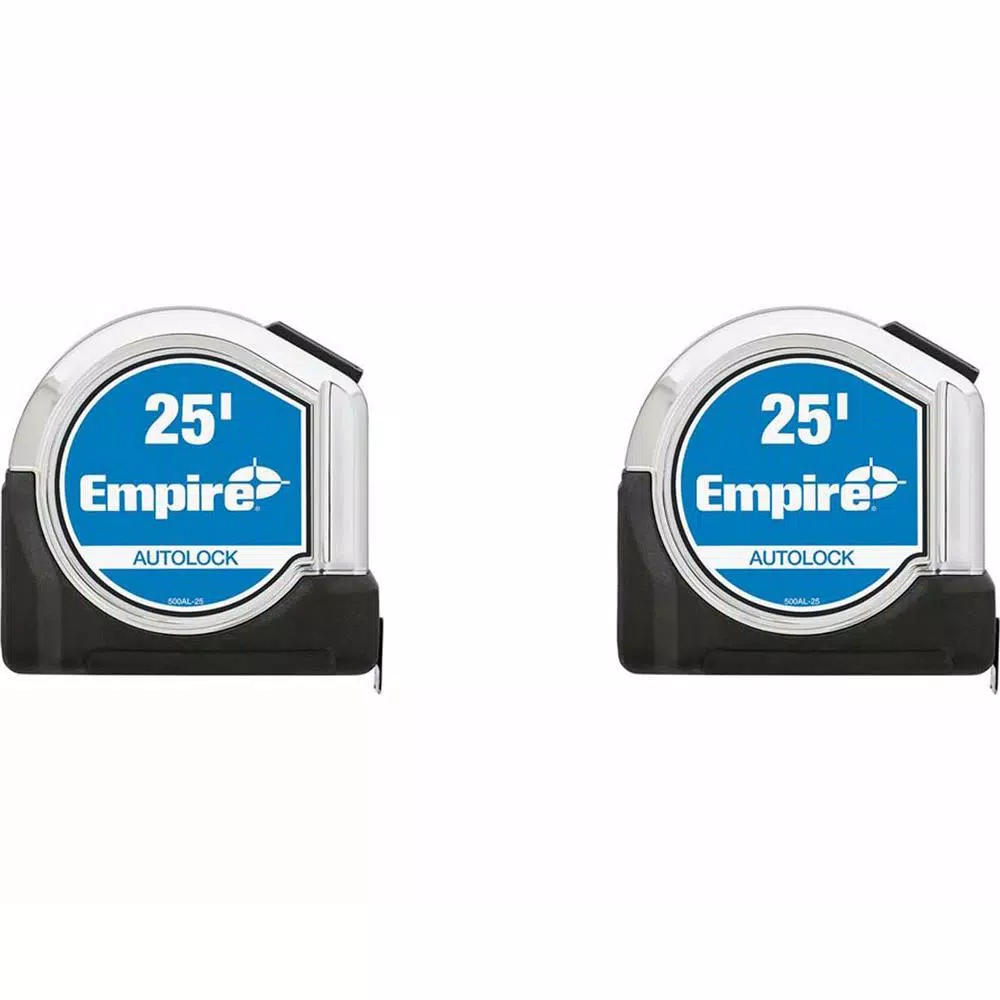 Best reviews of 𧨠Empire 25 Ft. Chrome Auto Lock Tape Measure (2-Pack) β¨