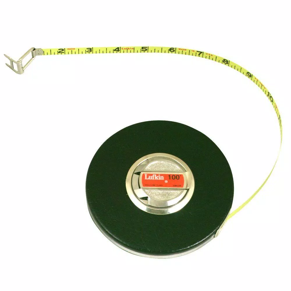 Deals 👍 Lufkin Banner 3/8 In. X 100 Ft. Yellow Clad Tape Measure ⭐