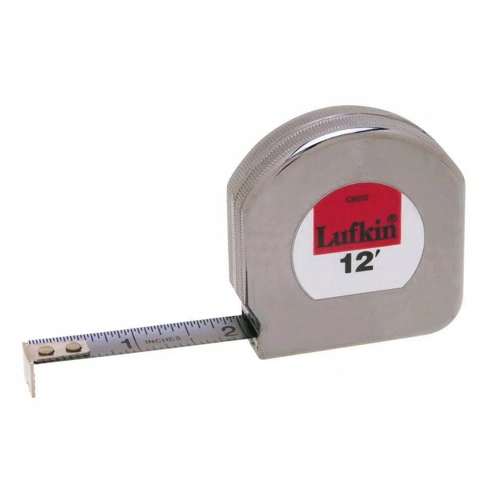 Hot Sale π― Lufkin 1/2 In. X 12 Ft. Chrome Clad Tape Measure π