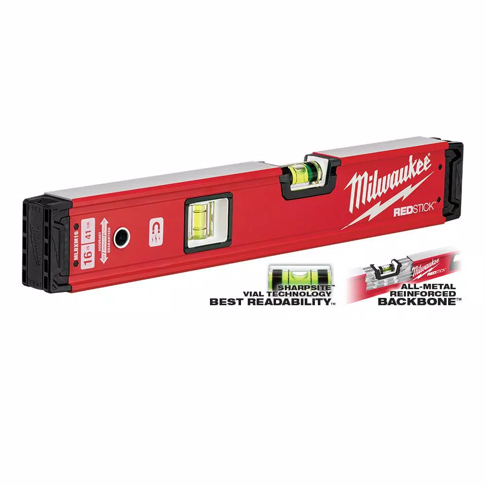 Discount βοΈ Milwaukee 16 In. REDSTICK Magnetic Box Level π 9 Discount βοΈ Milwaukee 16 In. REDSTICK Magnetic Box Level π - Image 9