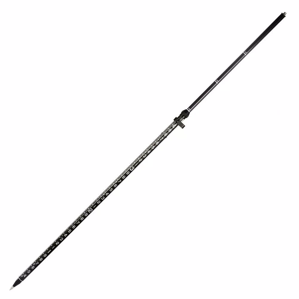 Budget 𧨠AdirPro 6 Ft. 2 M 10ths Graduation Carbon Fiber 3-Position Snap-Lock Rover Telescoping Rod Pole In Black π§¨