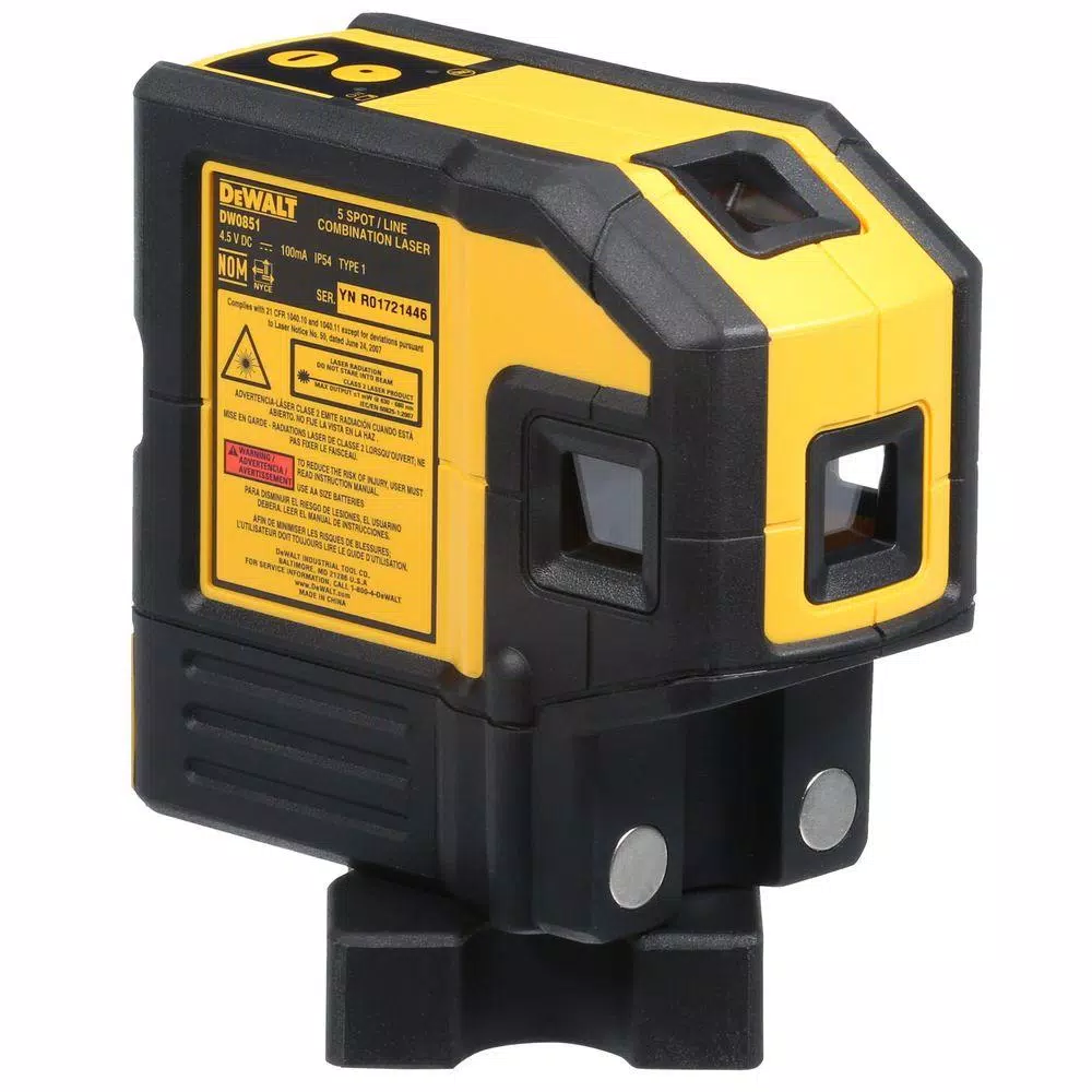 New π₯ DEWALT 165 Ft. Red Self-Leveling 5-Spot & Horizontal Line Laser Level With (3) AA Batteries & Case π 4 New π₯ DEWALT 165 Ft. Red Self-Leveling 5-Spot & Horizontal Line Laser Level With (3) AA Batteries & Case π - Image 4