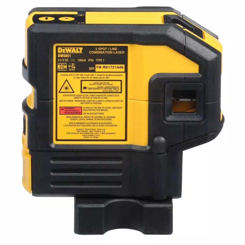 New π₯ DEWALT 165 Ft. Red Self-Leveling 5-Spot & Horizontal Line Laser Level With (3) AA Batteries & Case π 5 New π₯ DEWALT 165 Ft. Red Self-Leveling 5-Spot & Horizontal Line Laser Level With (3) AA Batteries & Case π - Image 5