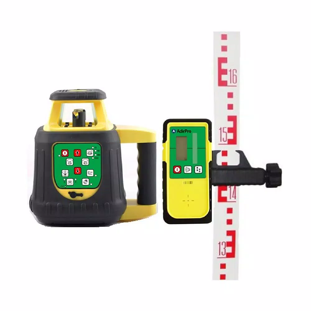 Best Pirce π AdirPro 1650 Ft. Green Beam Self Leveling Rotary Laser Level With Receiver And Remote (5-Piece) β¨