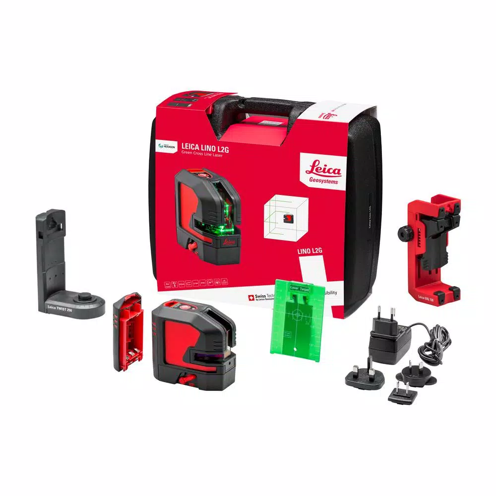 Best Sale β¨ Leica Lino L2G Cross Line Green Laser Level β