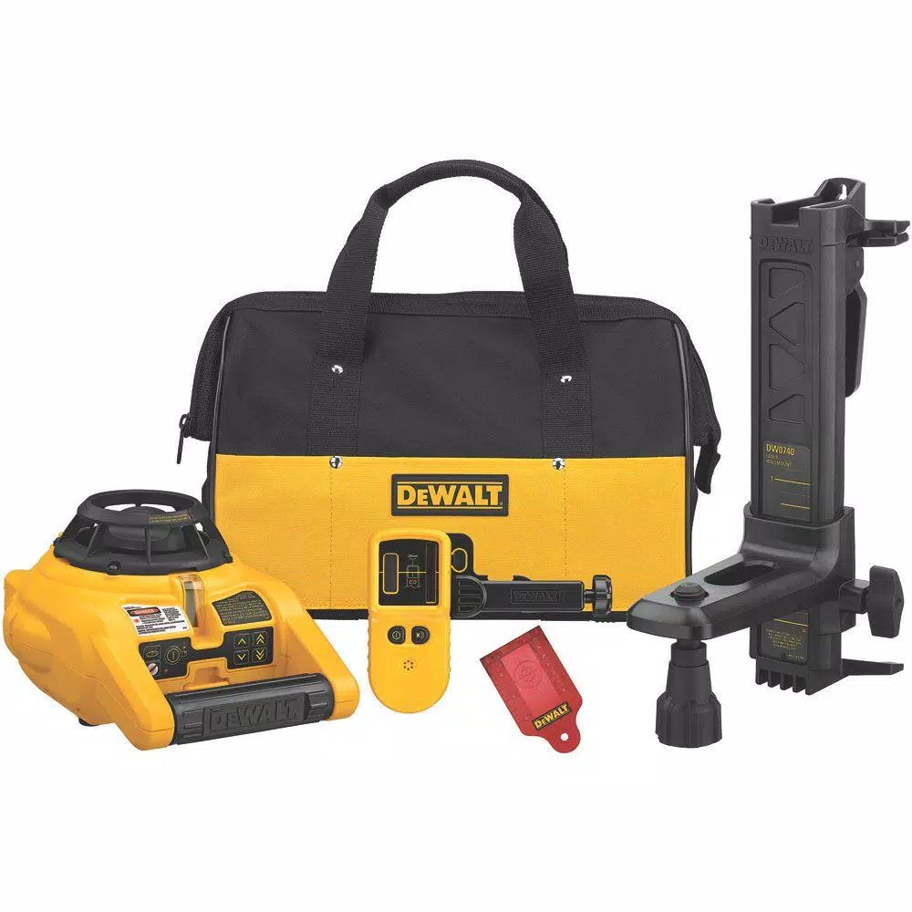 Wholesale π DEWALT 150 Ft. Red Self-Leveling Rotary Laser Level With Detector & Clamp, Wall Mount, Remote, Bag, (2) D & (1) 9-Volt Battery π 10 Wholesale π DEWALT 150 Ft. Red Self-Leveling Rotary Laser Level With Detector & Clamp, Wall Mount, Remote, Bag, (2) D & (1) 9-Volt Battery π - Image 10