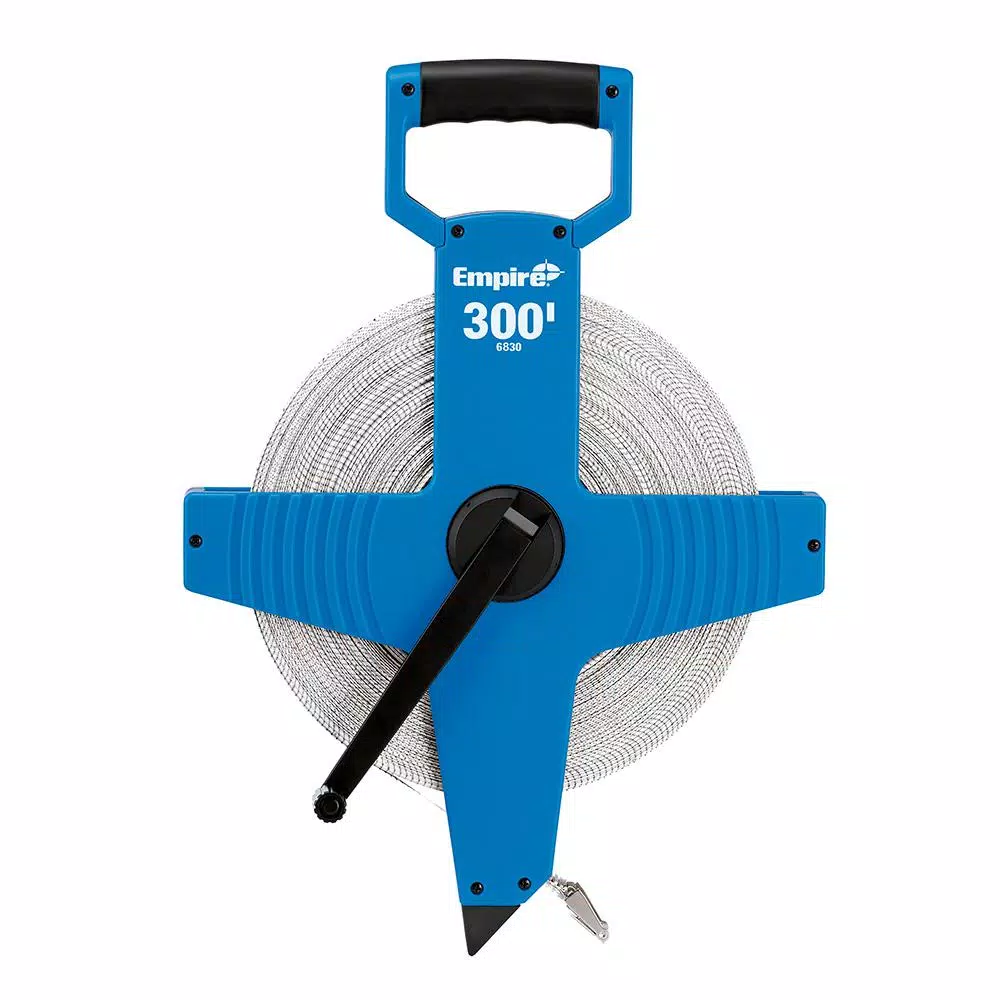 Promo π₯ Empire 300 Ft. Open Reel Fiberglass Tape Measure β¨