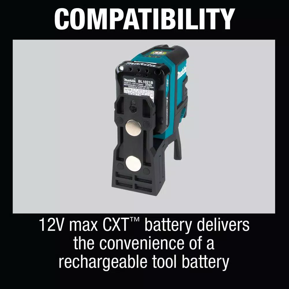 Best reviews of π€© Makita 12-Volt MAX CXT Self-Leveling Cross-Line/4-Point Green Laser Kit (2.0 Ah) π 5 Best reviews of π€© Makita 12-Volt MAX CXT Self-Leveling Cross-Line/4-Point Green Laser Kit (2.0 Ah) π - Image 5
