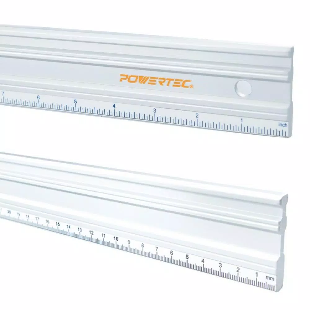 New π POWERTEC 38 In. Anodized Aluminum Straight Edge Ruler, Etched In Both Millimeter And Inch Calibrations π₯° 3 New π POWERTEC 38 In. Anodized Aluminum Straight Edge Ruler, Etched In Both Millimeter And Inch Calibrations π₯° - Image 3