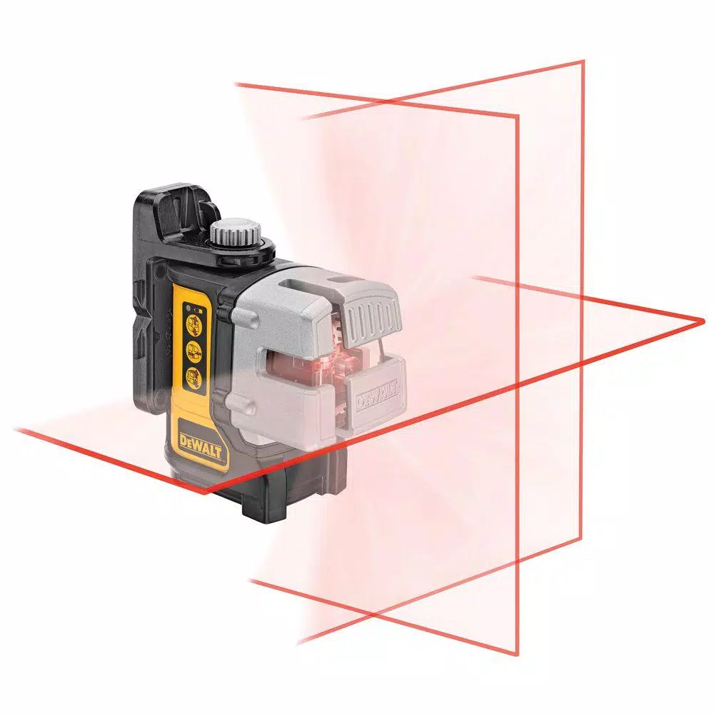 Promo π― DEWALT 50 Ft. & 165 Ft. Red Self-Leveling 3-Beam Cross Line Laser Level With (4) AA Batteries & Case π 5 Promo π― DEWALT 50 Ft. & 165 Ft. Red Self-Leveling 3-Beam Cross Line Laser Level With (4) AA Batteries & Case π - Image 5