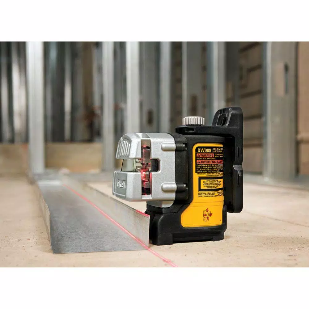 Promo π― DEWALT 50 Ft. & 165 Ft. Red Self-Leveling 3-Beam Cross Line Laser Level With (4) AA Batteries & Case π 7 Promo π― DEWALT 50 Ft. & 165 Ft. Red Self-Leveling 3-Beam Cross Line Laser Level With (4) AA Batteries & Case π - Image 7