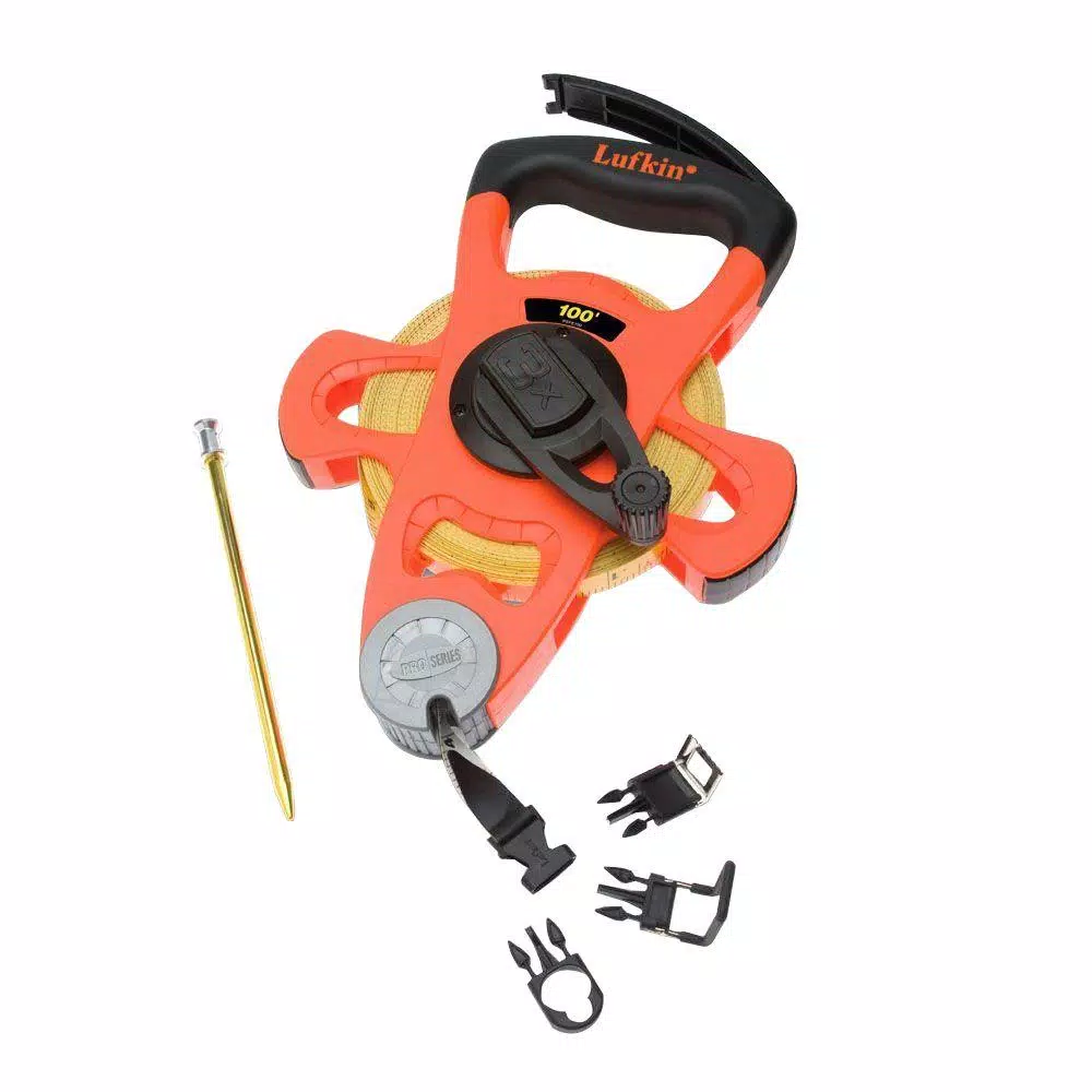 Best Sale β¨ Lufkin 3/4 In. X 100 Ft. Pro Series Fiberglass Tape Measure π