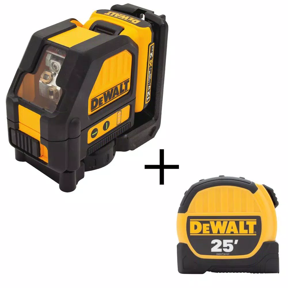 Buy π DEWALT 12-Volt MAX Lithium-Ion 165 Ft. Green Self-Leveling Cross-Line Laser Level With Bonus 25 Ft. Tape Measure βοΈ 10 Buy π DEWALT 12-Volt MAX Lithium-Ion 165 Ft. Green Self-Leveling Cross-Line Laser Level With Bonus 25 Ft. Tape Measure βοΈ - Image 10