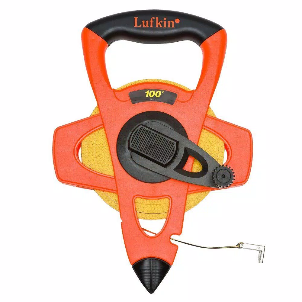 Budget β¨ Lufkin 1/2 In. X 100 Ft. Hi-Viz Orange Fiberglass Tape Measure π