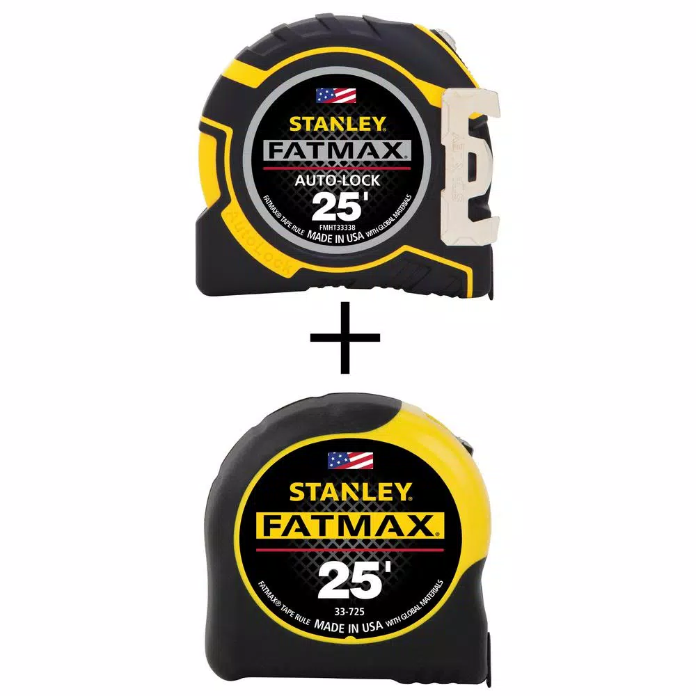 Cheap β€οΈ Stanley FATMAX 25 Ft. X 1-1/4 In. Auto Lock Tape Measure With Bonus FATMAX 25 Ft. X 1-1/4 In. Tape Measure β
