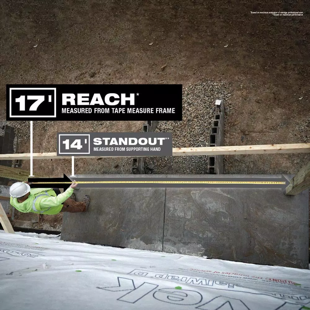 Discount โ๏ธ Milwaukee 16 Ft. X 1.3 In. Wide Blade Magnetic Tape Measure With 17 Ft. Reach ๐ 3 Discount โ๏ธ Milwaukee 16 Ft. X 1.3 In. Wide Blade Magnetic Tape Measure With 17 Ft. Reach ๐ - Image 3