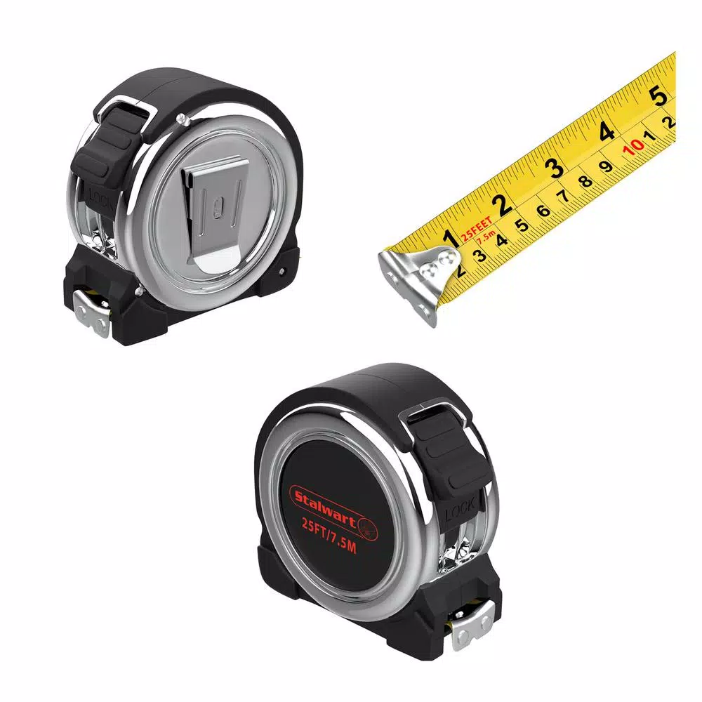 Cheap π Stalwart 25 Ft. Retractable Tape Measure (4-Pack) βοΈ 4 Cheap π Stalwart 25 Ft. Retractable Tape Measure (4-Pack) βοΈ - Image 4