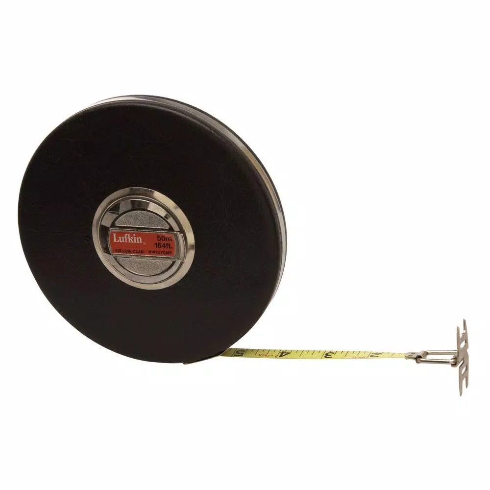 Coupon 𧨠Lufkin 164 Ft. X 3/8 In. Yellow Banner SAE/Metric Clad Dual Sided Tape Measure π§¨