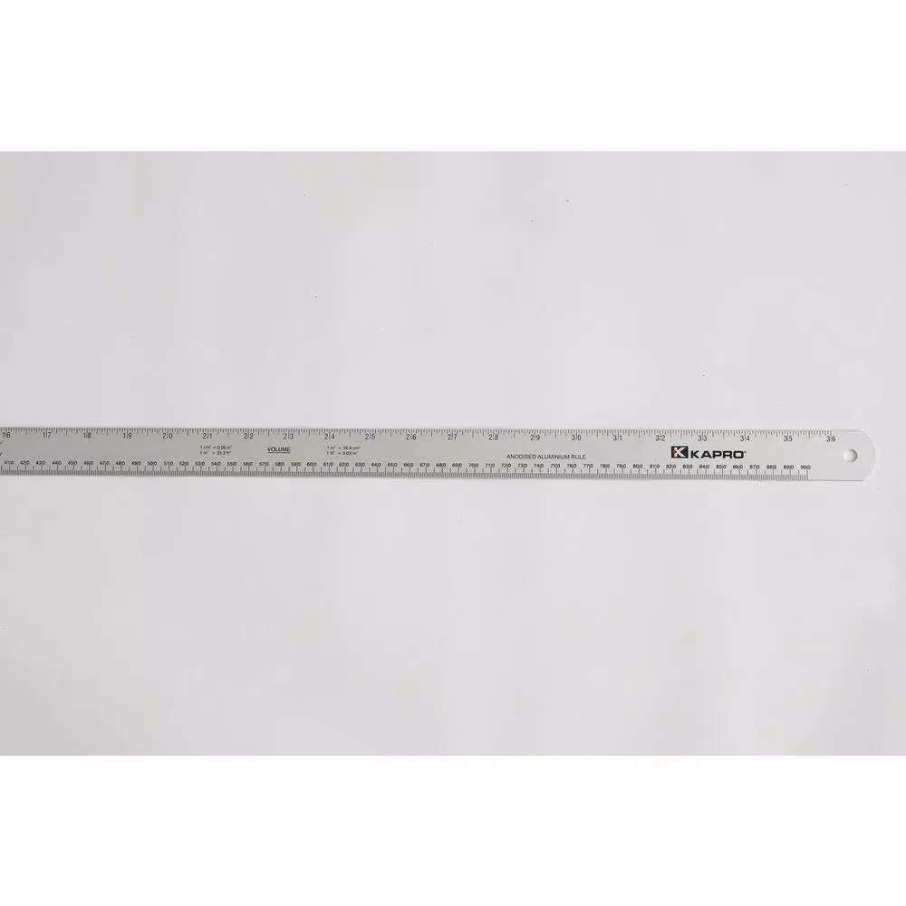 Buy ๐ Kapro 36 In. Aluminum Ruler With Conversion Tables With English/Metric Graduations 1/16 And Mm ๐ฅ 3 Buy ๐ Kapro 36 In. Aluminum Ruler With Conversion Tables With English/Metric Graduations 1/16 And Mm ๐ฅ - Image 3