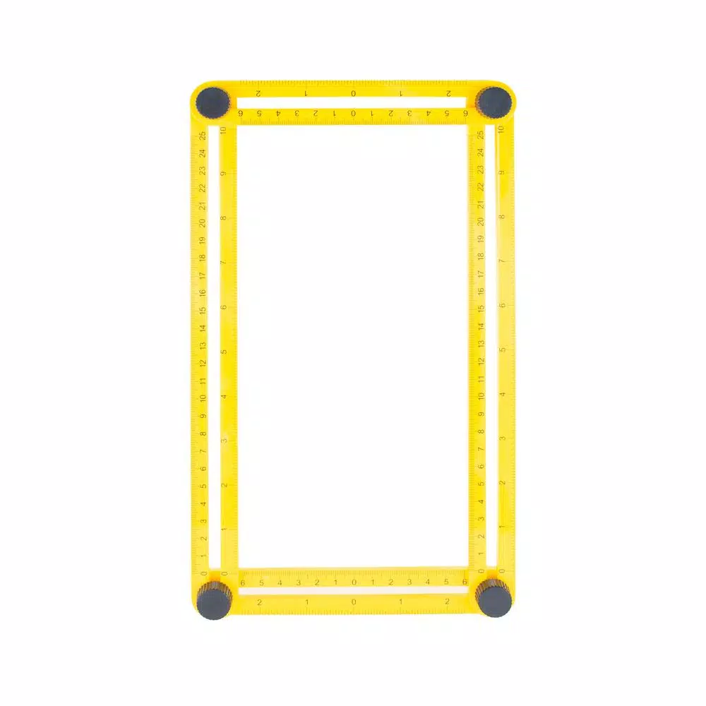 Best Sale π₯ POWERTEC Universal Angle Template Tool 10 In. Optimized Plastic Angle-Izer Multi-Angle Ruler Easy One Hand Utility Ultra Precise π