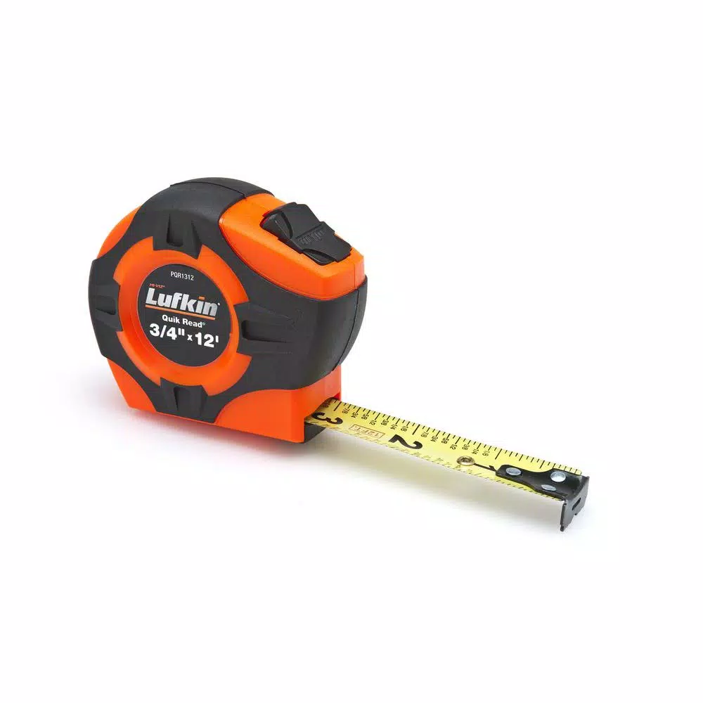 Promo ⌛ Lufkin 1 In. X 25-ft. Quikread Power Return Yellow Clad Tape Measure ⭐