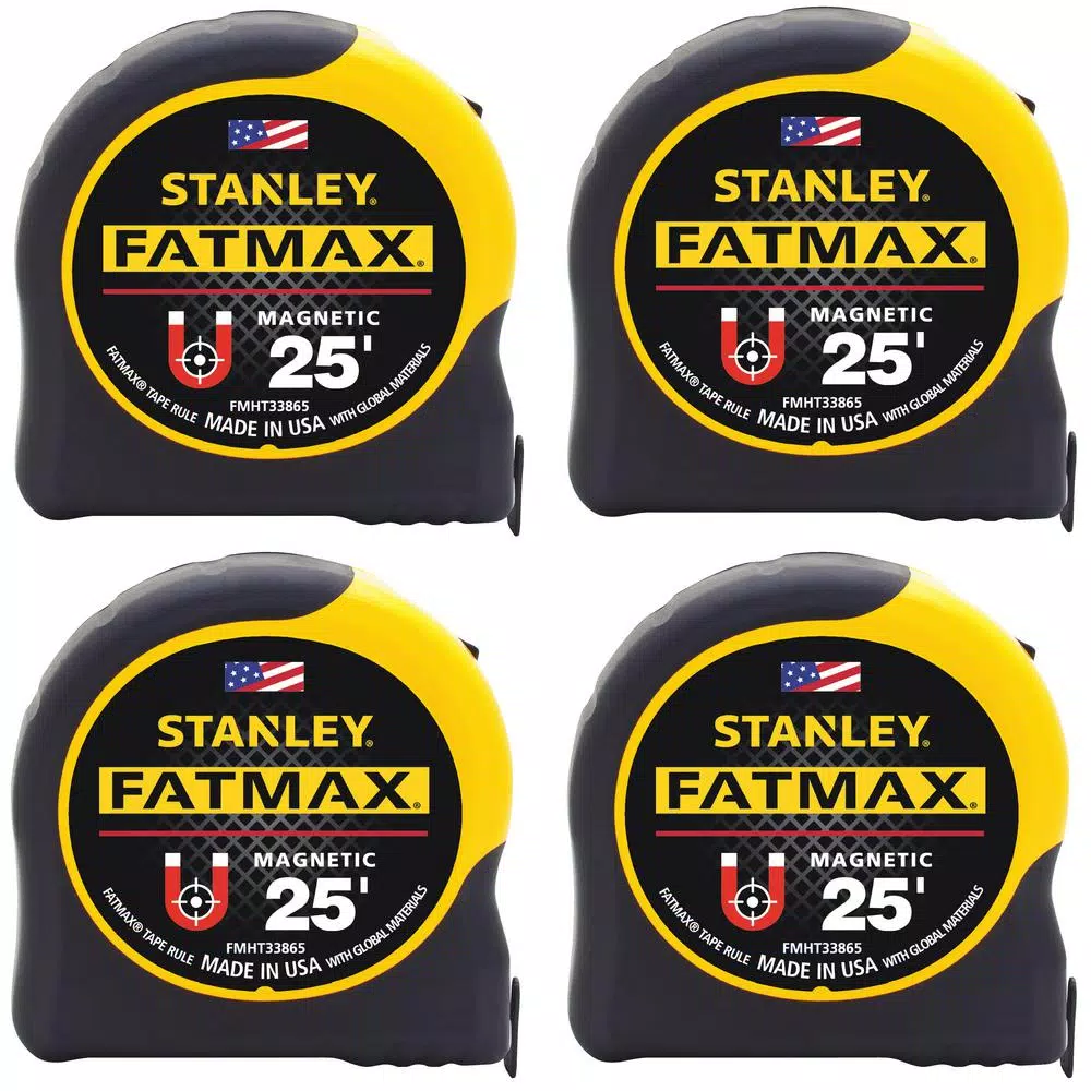 Cheapest βοΈ Stanley FATMAX 25 Ft. X 1-1/4 In. Magnetic Tape Measure (4-Pack) π