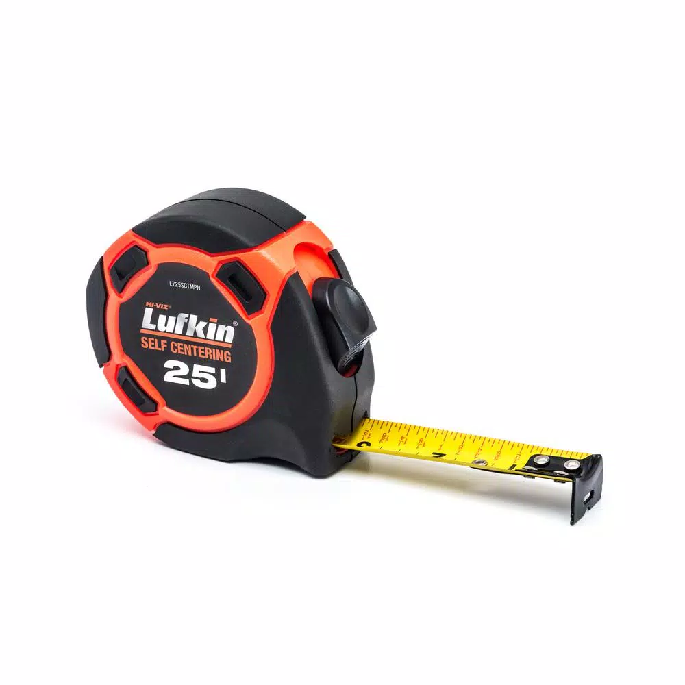 Buy β Lufkin 25 Ft. Hi-Viz Orange Self-Centering Tape Measure π₯