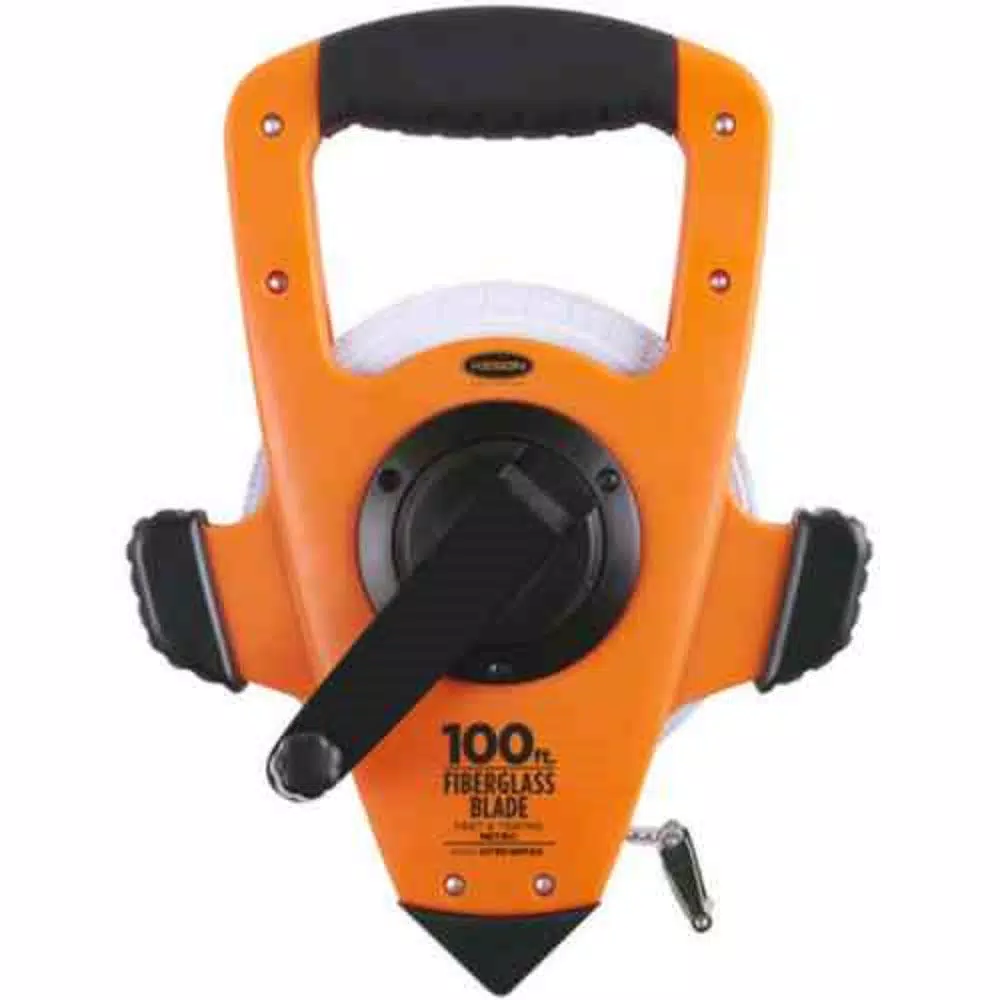 Discount 👍 Keson 100 Ft./30M Fiberglass Open Reel Tape Measure, 3×1 Rewind, ABS Housing, SAE And M 🥰