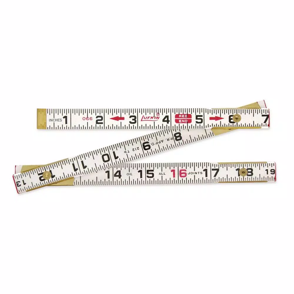 Cheapest βοΈ Lufkin 6 Ft. X 5/8 In. Flat Reading Wood Rule Red End π―