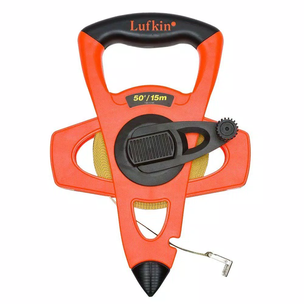 New 🤩 Lufkin 13 Mm X 50 Ft. Hi-Viz 2-Sided Orange Fiberglass Tape Measure 🎁