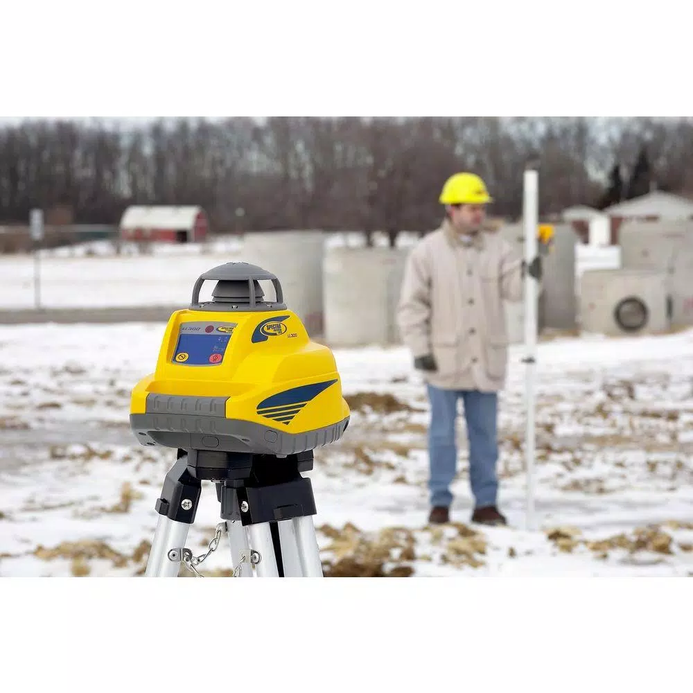 Budget π€© Spectra Precision Laser Level System Complete With Laserometer Receiver And Clamp, Tripod And Grade Rod 8ths And System Case 𧨠4 Budget π€© Spectra Precision Laser Level System Complete With Laserometer Receiver And Clamp, Tripod And Grade Rod 8ths And System Case 𧨠- Image 4