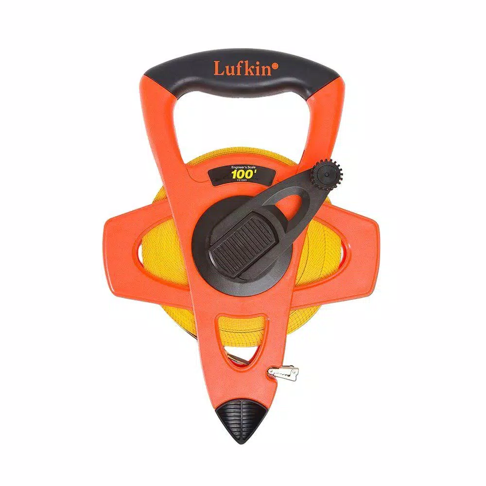 Promo 🌟 Lufkin 1/2 In. X 100 Ft. Linear Open Reel Fiberglass Engineers Tape Measure 👍