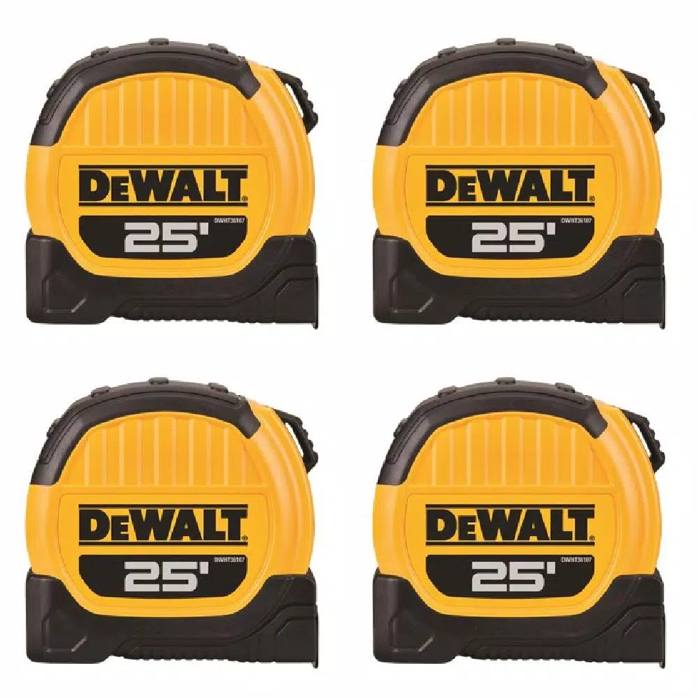 Coupon π₯° DEWALT 25 Ft. X 1-1/8 In. Tape Measure (4-Pack) π