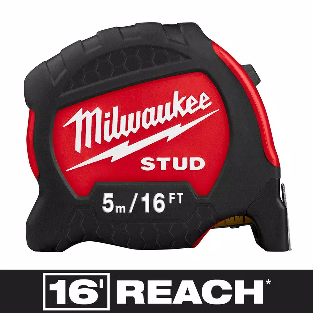 Budget 🥰 Milwaukee 5 M/16 Ft. X 1.3 In. Gen II STUD Tape Measure With 17 Ft. Reach 🎁