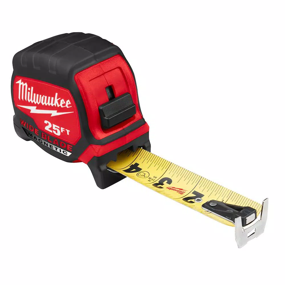 Deals 🔥 Milwaukee 25 Ft. X 1.3 In. Wide Blade Magnetic Tape Measure With 17 Ft. Reach 🥰