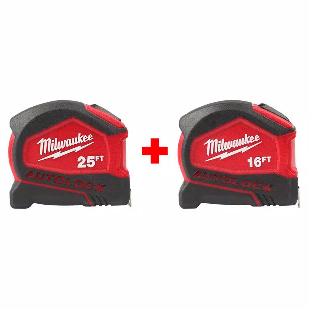 Hot Sale ✔️ Milwaukee 25 Ft. Compact Auto Lock Tape Measure With 16 Ft. Compact Auto Lock Tape Measure ⌛ 12 Hot Sale ✔️ Milwaukee 25 Ft. Compact Auto Lock Tape Measure With 16 Ft. Compact Auto Lock Tape Measure ⌛ - Image 12