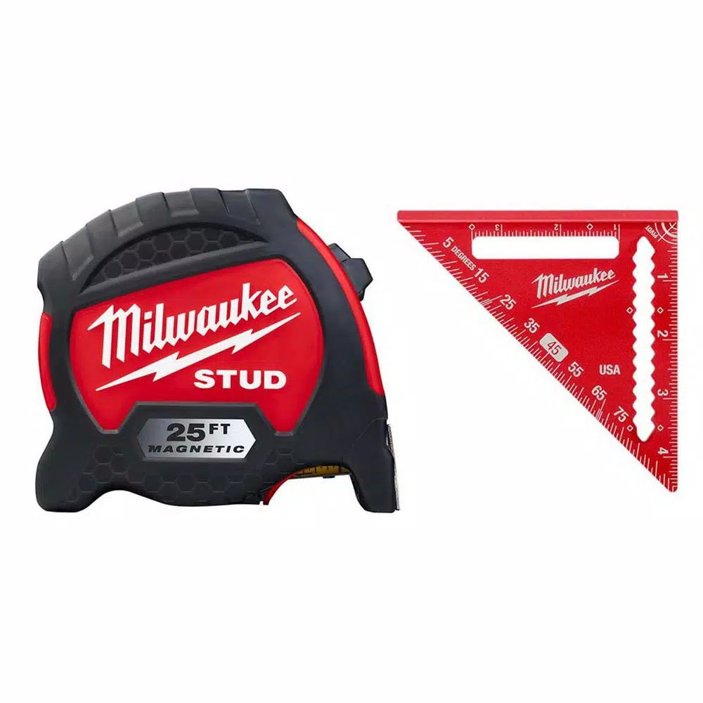Deals 🌟 Milwaukee 25 Ft. X 1.3 In. Gen II STUD Magnetic Tape Measure With 14 Ft. Standout And 4-1/2 In. Trim Square 😍