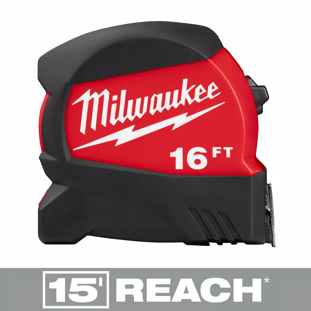 Cheapest ✔️ Milwaukee 16 Ft. X 1.2 In. Compact Wide Blade Tape Measure With 15 Ft. Reach 😉