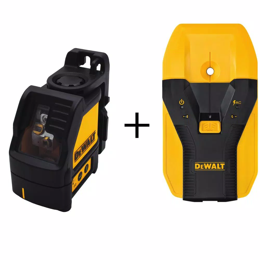 Promo π DEWALT Green Cross Line Laser Level With Bonus Stud Finder π