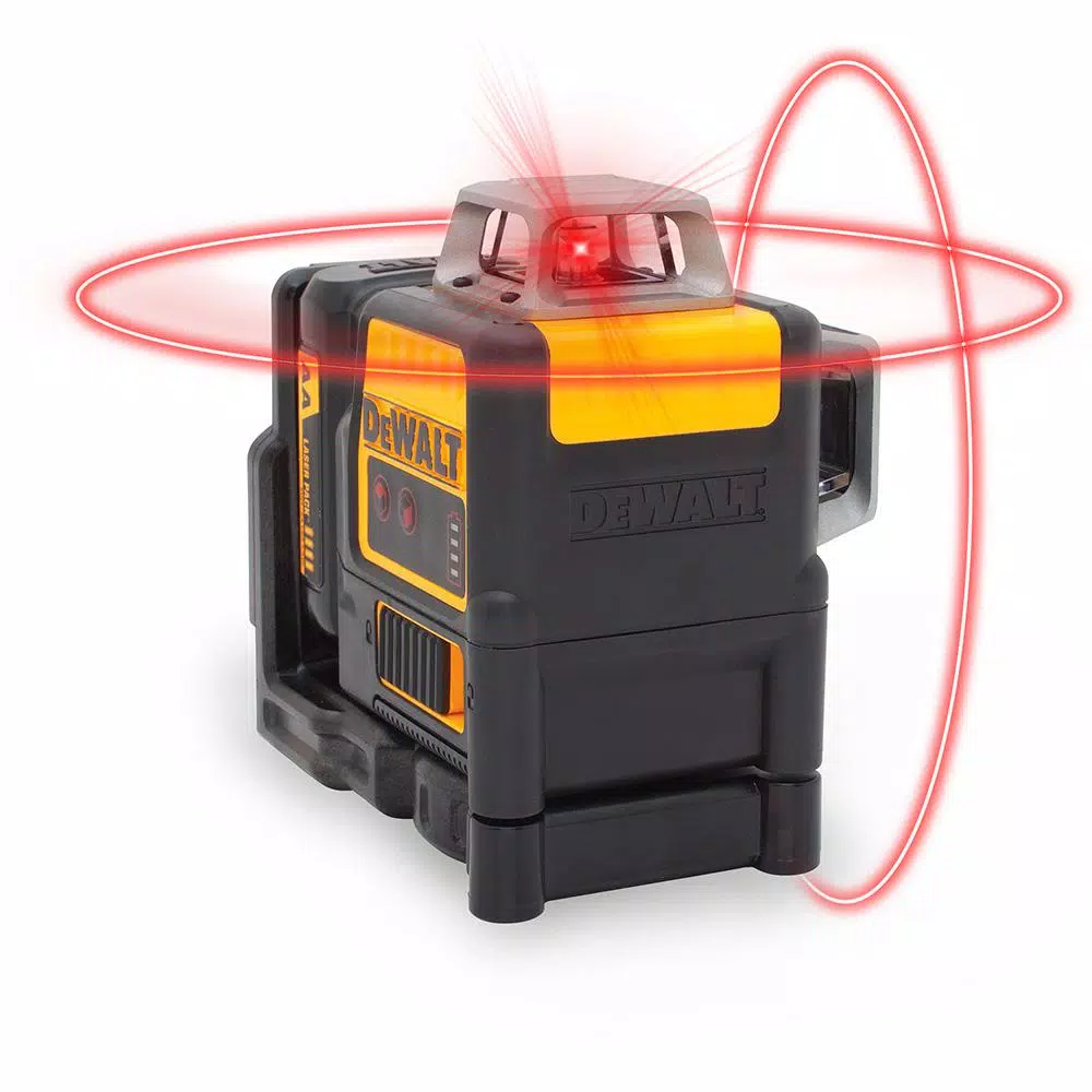 Top 10 π₯ DEWALT 150 Ft. Red Self-Leveling 2 X 360 Degree Line Laser Level With (4) AA Batteries & Case π₯