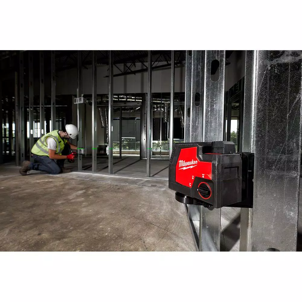 Buy 𧨠Milwaukee 100 Ft. REDLITHIUM Lithium-Ion USB Green Rechargeable Cross Line Laser Level With Charger π€© 6 Buy 𧨠Milwaukee 100 Ft. REDLITHIUM Lithium-Ion USB Green Rechargeable Cross Line Laser Level With Charger π€© - Image 6