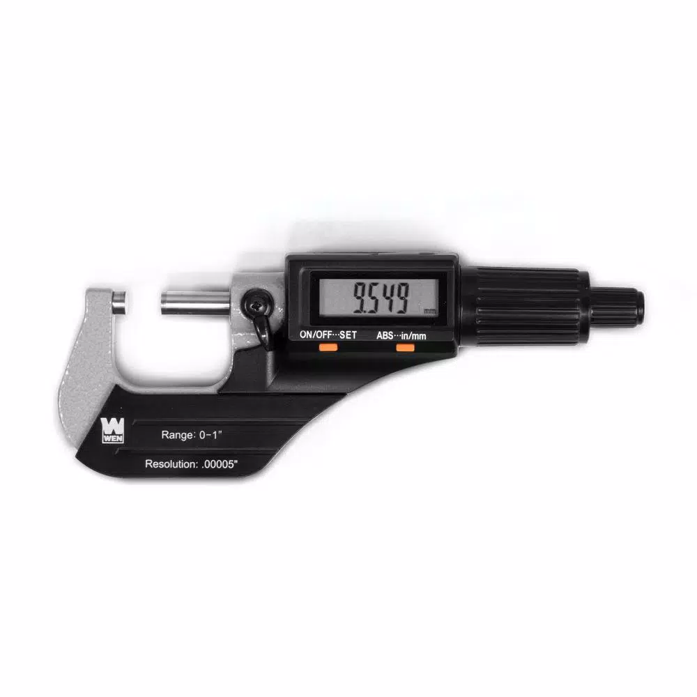 Best reviews of 🎉 WEN Standard And Metric Digital Micrometer With 0 In. To 1 In. Range, 0.00005 In. Accuracy, LCD Readout And Storage Case 🧨