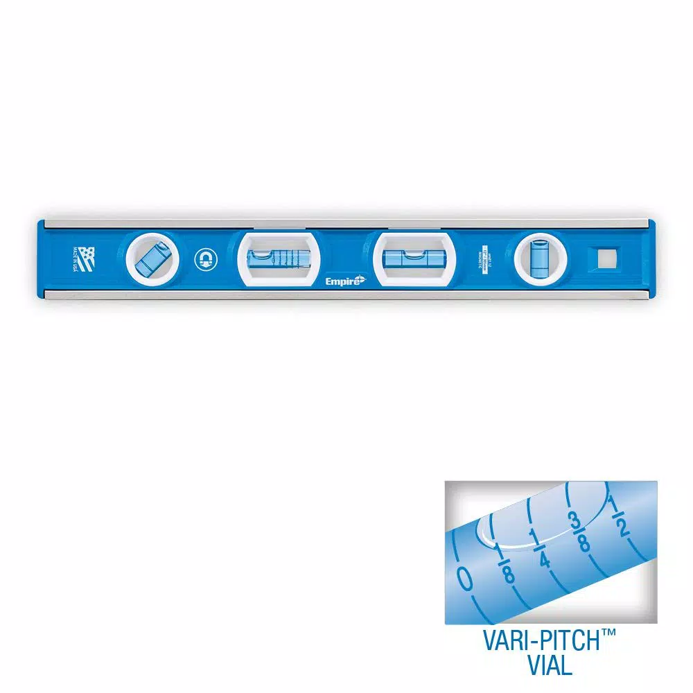 Buy ❤️ Empire True Blue 12 In. Magnetic Tool Box Level ⌛
