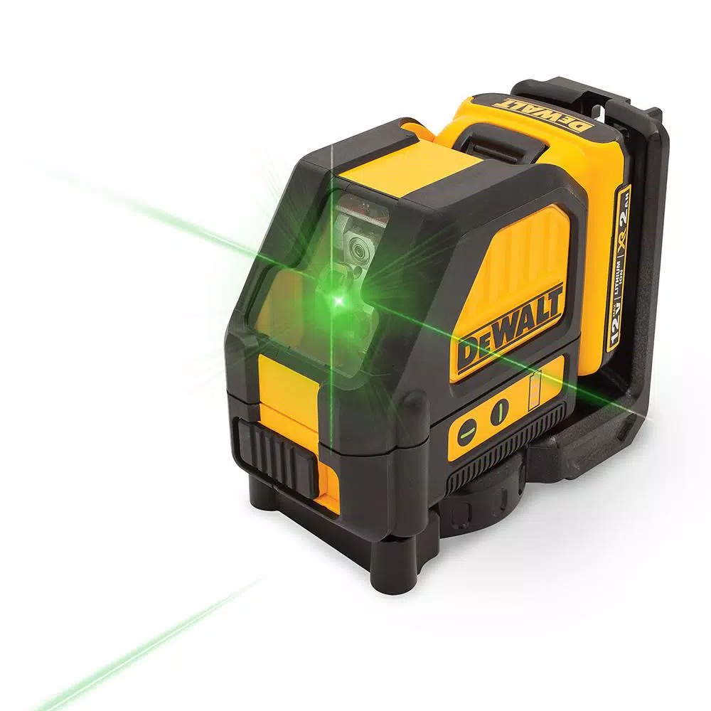 measuring-tools Shop 56 Best reviews of ๐ DEWALT 12-Volt MAX Lithium-Ion 165 Ft. Green Self-Leveling Cross-Line Laser Level With Battery 2Ah, Charger, & Case ๐ฏ